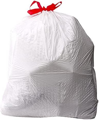 Amazon Basics Flextra Tall Kitchen Drawstring Trash Bags, Unscented, 13 Gallon, 120 Count, Pack of 1 - Image 2