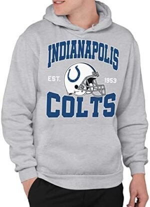 Junk Food Clothing x NFL - Team Helmet - Unisex Adult Pullover Hoodie for Men and Women - Officially Licensed NFL Apparel