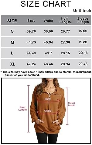 PRETTYGARDEN Women's Casual Long Sleeve Lapel Zipper Sweatshirt Drawstring Loose Pullover Tops - Image 6