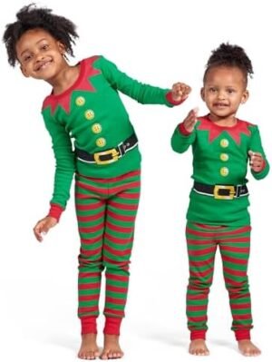 The Children's Place Baby and Kids', Sibling Matching, Holiday Pajama Sets, Cotton