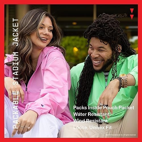 Champion Men's Jacket, Stadium Packable Wind and Water Resistant Jacket (Reg. Or Big & Tall) - Image 5