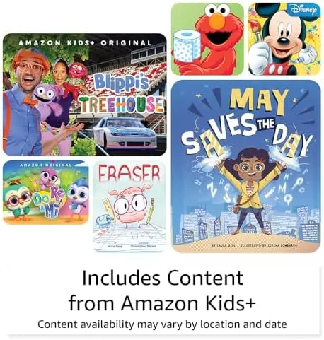 Amazon Fire 7 Kids tablet (newest model) ages 3-7. Top-selling 7" kids tablet on Amazon | ad-free content with parental controls included, 10-hr battery, 32 GB, Purple - Image 3