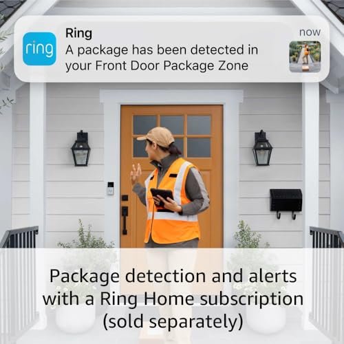 All-new Ring Battery Doorbell with Ring Spotlight Cam Plus Battery (Black) - Image 4