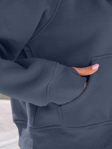 AUTOMET Womens Zip Up Hoodies Fleece Jackets Oversized Sweatshirts Fall Fashion Outfits 2024 Sweaters Winter Clothes - Image 5