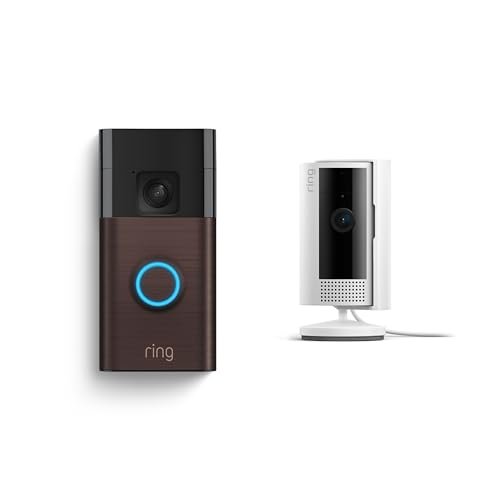 All-new Ring Battery Doorbell with Ring Indoor Cam 2nd Gen (White) - Image 2