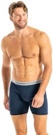 Gildan Mens Underwear Boxer Briefs, Multipack - Image 7