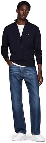 Tommy Hilfiger Men's Lightweight Full Zip Up Sweater - Image 4