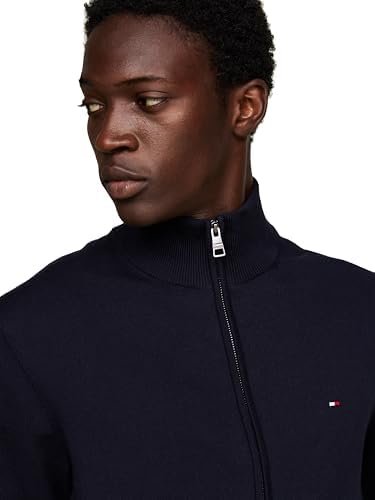 Tommy Hilfiger Men's Lightweight Full Zip Up Sweater - Image 2