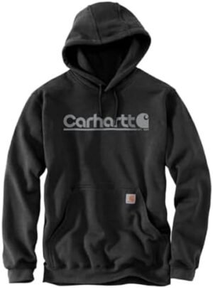 Carhartt Men's Rain Defender Loose Fit Midweight Logo Graphic Sweatshirt
