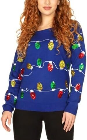 Tipsy Elves Women's Christmas Sweaters - Women's Ugly Christmas Sweaters - Embellished Winter Holiday Pullovers