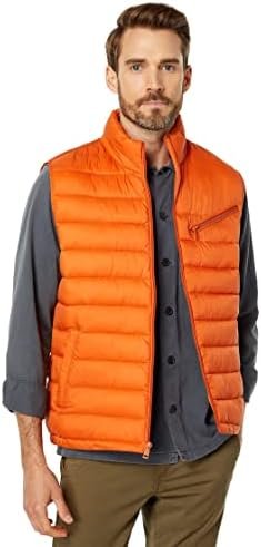 Cole Haan Men's Quilted Puffer Vest with Chest Zip Pocket