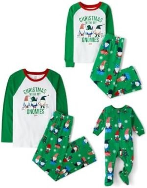 The Children's Place Baby Family Matching, Holiday Pajama Sets, Fleece