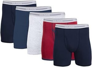 Gildan Mens Underwear Boxer Briefs, Multipack