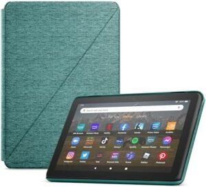 New Amazon Fire HD 8 Tablet (32GB Emerald, 2024 release) + Standing Cover (Emerald)