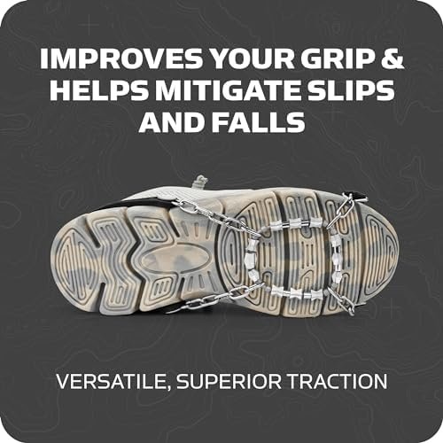 Yaktrax Diamond Go All Surface Traction Cleats for Walking on Ice and Snow - Image 3