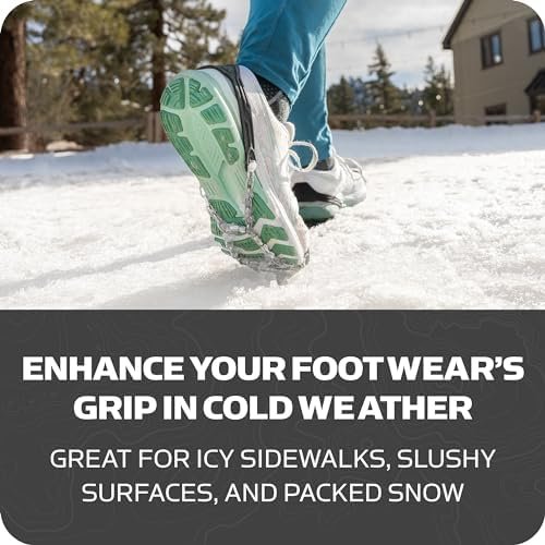 Yaktrax Diamond Go All Surface Traction Cleats for Walking on Ice and Snow - Image 2