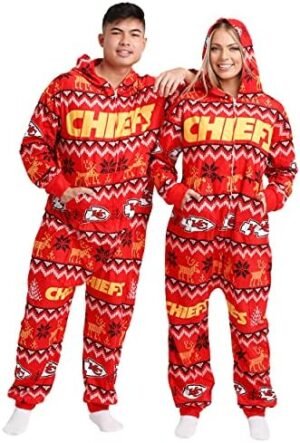 FOCO NFL Team Logo Pajamas One Piece Onsie