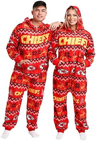 FOCO NFL Team Logo Pajamas One Piece Onsie