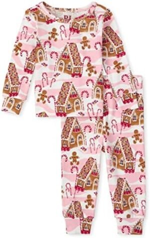 The Children's Place Baby and Kids', Sibling Matching, Holiday Pajama Sets, Cotton