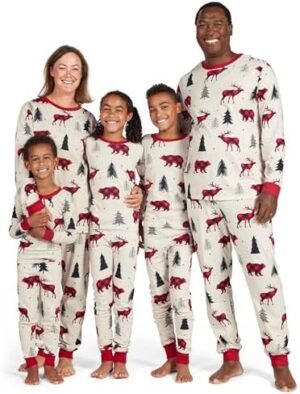 The Children’s Place Family Matching, Christmas and Holiday Pajama Sets, Cotton