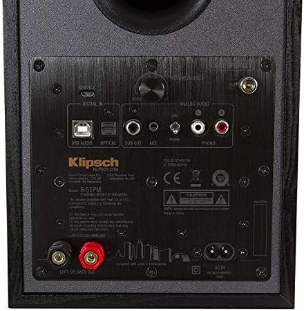 Klipsch R-51PM Powered Bluetooth Speaker,Black - Image 5