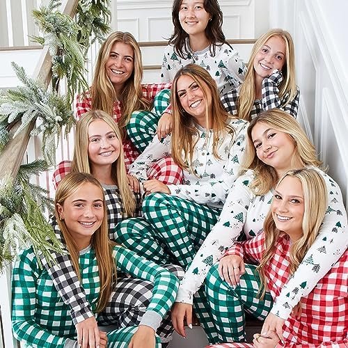 HonestBaby Family Matching Holiday Pajamas Organic Cotton for Men, Women, Kids, Toddlers, Baby Boys, Girls, Unisex Pets - Image 6