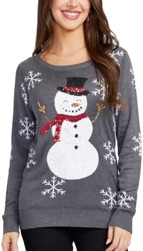 Tipsy Elves Women's Christmas Sweaters - Women's Ugly Christmas Sweaters - Embellished Winter Holiday Pullovers