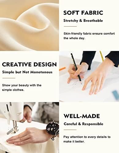 LARACE 3/4 Sleeve Shirts for Women Plus Size Tunic Dressy Top Loose Fit Flare T-Shirt - Image 4