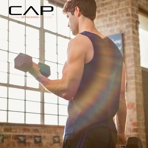 CAP Barbell Coated Hex Dumbbell Weight | Multiple Options - Image 5