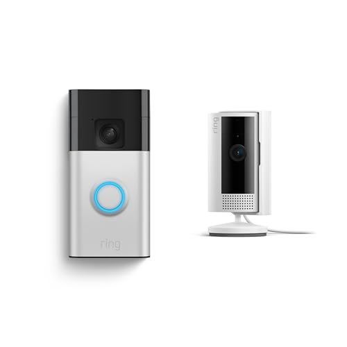 All-new Ring Battery Doorbell with Ring Indoor Cam 2nd Gen (White) - Image 2