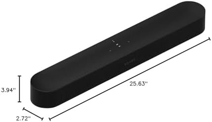 Sonos Beam Gen 2 - Black - Soundbar with Dolby Atmos - Image 8