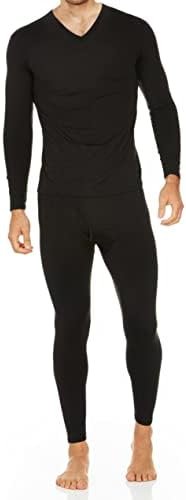 Thermajohn Long Johns Thermal Underwear for Men Fleece Lined Base Layer Set for Cold Weather