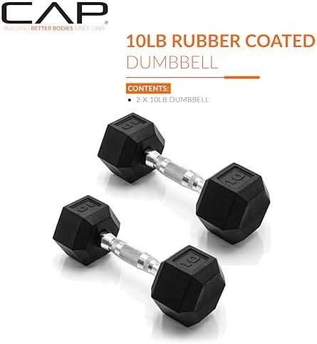 CAP Barbell Coated Dumbbell Weight Pairs | Multiple Options - Image 2