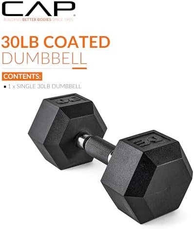CAP Barbell Coated Hex Dumbbell Weight | Multiple Options - Image 2