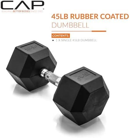 CAP Barbell Coated Hex Dumbbell Weight | Multiple Options - Image 2