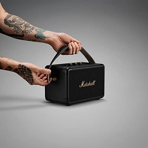 Marshall Kilburn II Bluetooth Portable Speaker, Black & Brass - Image 6