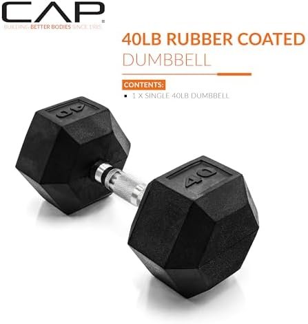 CAP Barbell Coated Hex Dumbbell Weight | Multiple Options - Image 2