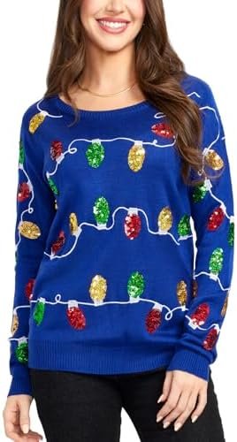Tipsy Elves Women's Christmas Sweaters - Women's Ugly Christmas Sweaters - Embellished Winter Holiday Pullovers