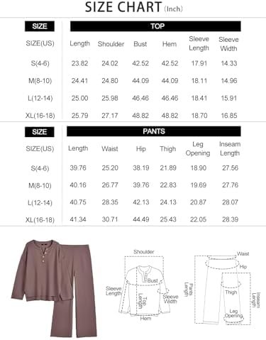 LILLUSORY Women's 2 Piece Lounge Sets Oversized Slouchy Matching Cozy Knit Sets - Image 6
