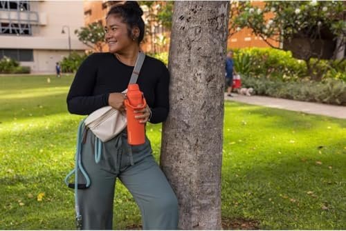 Stanley IceFlow Fast Flow Water Bottle | Angled Spout Lid | Lightweight & Leakproof for Travel & Sports | Insulated Stainless Steel | BPA-Free - Image 7