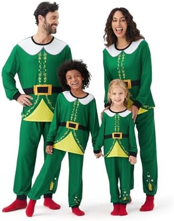 WARNER BROS Frosty the Snowman Christmas Family Matching Pajamas Snowflake and Snowman Print Mommy and Me Xmas Pjs for Couple