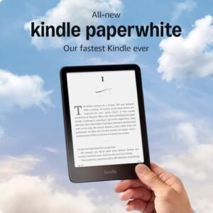 All-new Amazon Kindle Paperwhite (16 GB) – Our fastest Kindle ever, with new 7" glare-free display, and weeks of battery life – Without lockscreen ads – Black