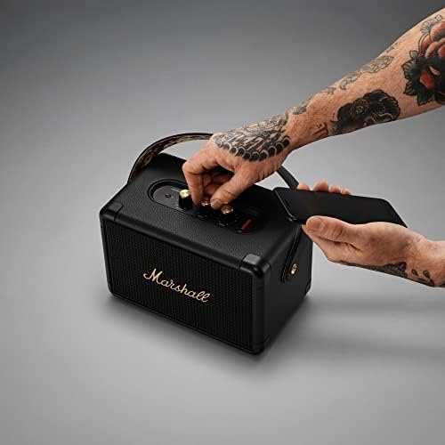 Marshall Kilburn II Bluetooth Portable Speaker, Black & Brass - Image 5