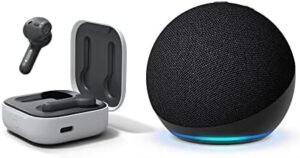 Echo Dot (5th Gen) | Charcoal with Echo Buds (2023 Release) | Black