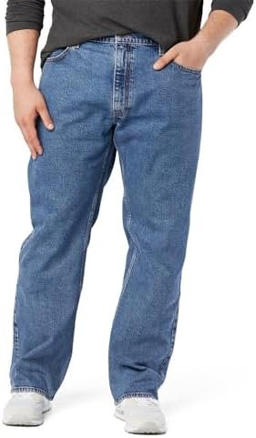 Levi Strauss Signature Gold Men's Relaxed Fit Flex Jeans (Available in Big & Tall)