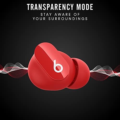 Beats Studio Buds - True Wireless Noise Cancelling Earbuds - Compatible with Apple & Android, Built-in Microphone, IPX4 Rating, Sweat Resistant Earphones, Class 1 Bluetooth Headphones - Red - Image 3