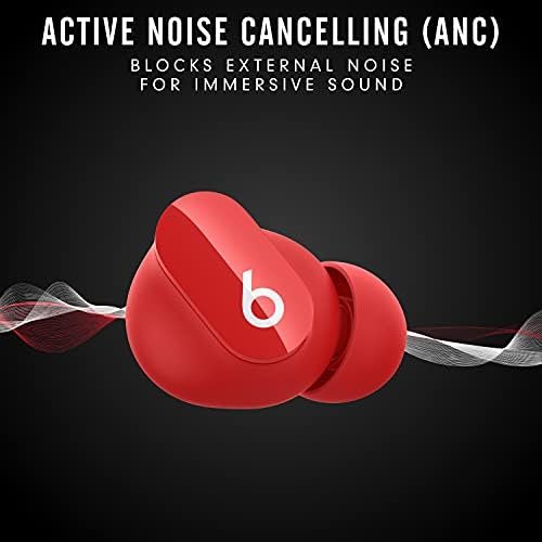 Beats Studio Buds - True Wireless Noise Cancelling Earbuds - Compatible with Apple & Android, Built-in Microphone, IPX4 Rating, Sweat Resistant Earphones, Class 1 Bluetooth Headphones - Red - Image 2