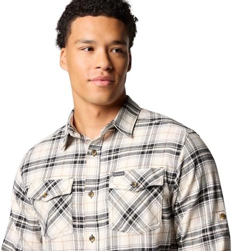 Columbia Men's Bearmouth Springs Roll Up Flannel Long Sleeve Shirt - Image 5