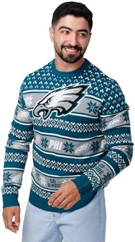 FOCO NFL Team Big Logo Ugly Sweater - Image 3