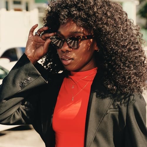 Amazon Echo Frames (3rd Gen) | Smart glasses with Alexa | Cat Eye frames in Brown Tortoise with gradient sunglass lenses - Image 6